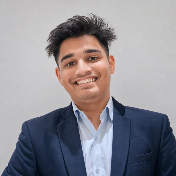 Sanket Yendhe smiling